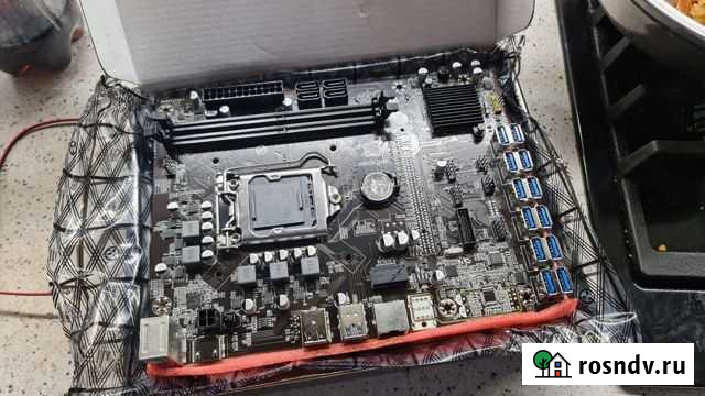 Материнская плата для майнинга на 12 карт BTC B250 Осиново - изображение 1