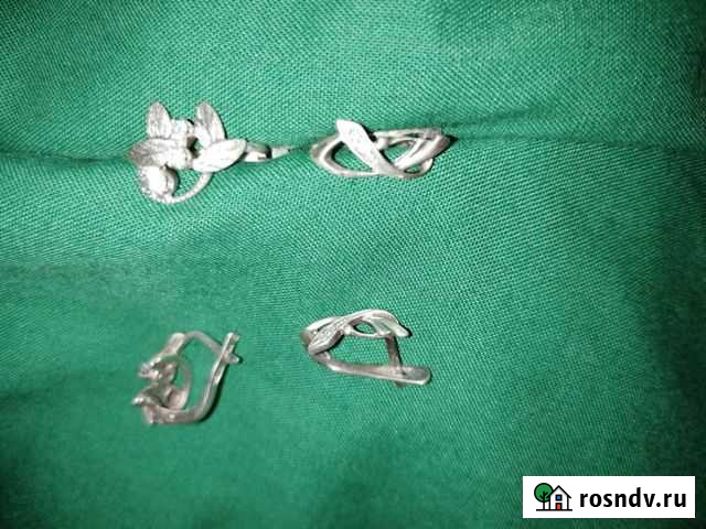 Серьги серебро925пробы Воронеж - изображение 1