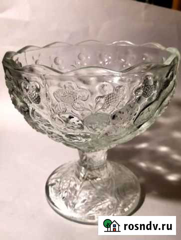 Конфетница стекло, 60-е годы СССР Симферополь - изображение 1