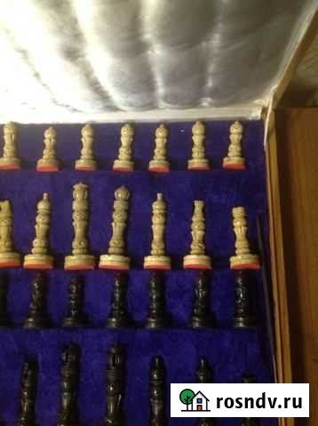 Шахматы ручной работы из слоновой кости Воронеж - изображение 1