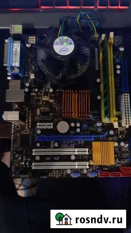 Материнская плата asus p5qpl-am с процессором Симферополь - изображение 1