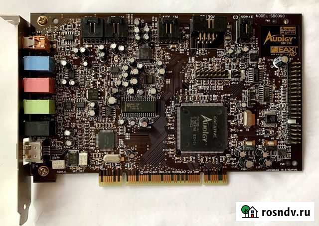Звуковая карта Creative Sound Blaster Audigy, PCI Новочеркасск - изображение 1