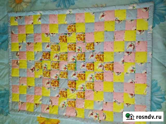 Лоскутное покрывало-одеяло детское Уфа - изображение 1