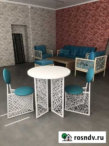 Стол и два стула из искуственного ротанга Кузнецк - изображение 1