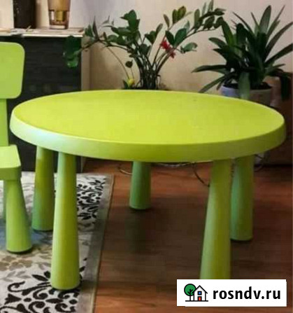 Детский стол Икея круглый Чебоксары - изображение 1