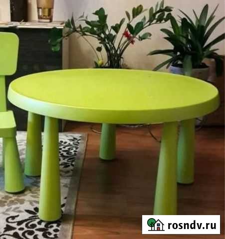 Детский стол Икея круглый Чебоксары - изображение 1
