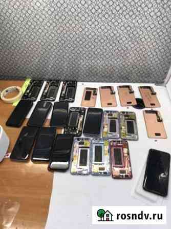 Замена стёкол на Самсунг samsung S7 Edge. S8. S8+ Москва
