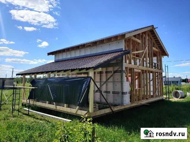 Комплект стоечного(силового) каркаса дома 8х8 м Пиндуши - изображение 1