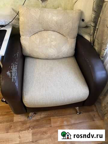 Кресло раскладное + пуфик Пермь - изображение 1