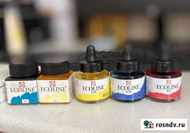 Акварель жидкая Talens Ecoline 30 мл, флакон с д Набережные Челны - изображение 1