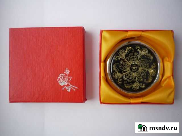 Карманное зеркало, двойное Елец - изображение 1