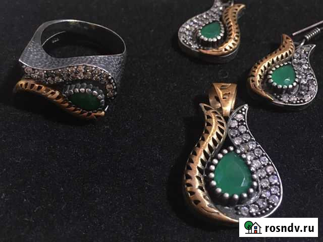 Серебро бронза комплект Феодосия - изображение 1