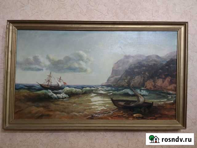 Картина маслом на холсте большая Калуга - изображение 1