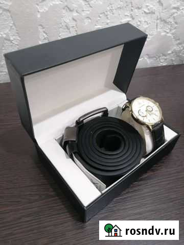 Мужской подарочный набор часы Calvin Klein+ремень Балаково - изображение 1
