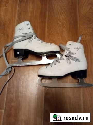 Фигурные коньки детские рр 32 Новокузнецк - изображение 1
