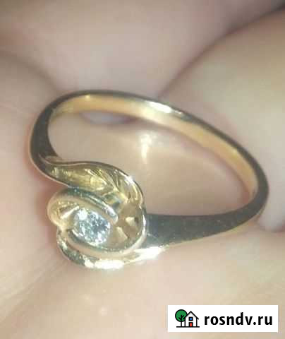 Золотое кольцо с бриллиантом Тула - изображение 1