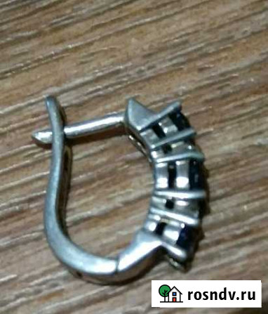 Серебряная серьга Казань - изображение 1