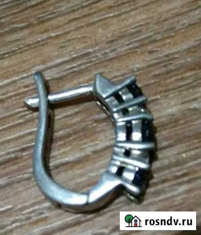 Серебряная серьга Казань - изображение 1