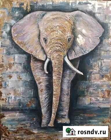 Картина интерьерная Слон Тольятти - изображение 1
