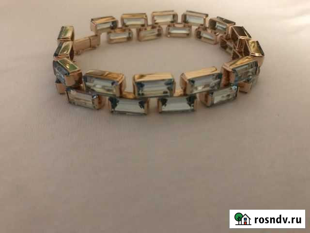 Золотой браслет с топазами 49,8 карат Астрахань - изображение 1