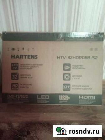 Телевизор Hartens HTV-32HDR06B (новый, гарантия) Острогожск - изображение 1