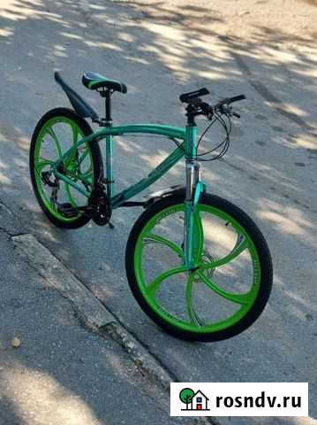 Зеленый на литье новый велик Дзержинск - изображение 1