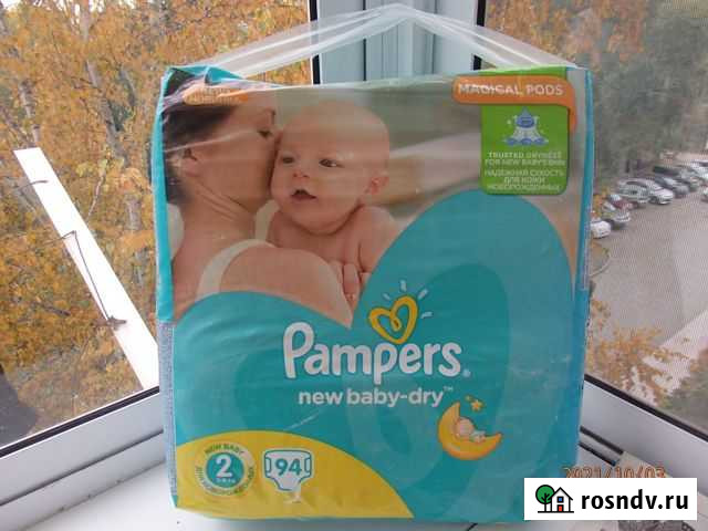 Pampers new baby dry 2 94 штуки Благовещенск - изображение 1