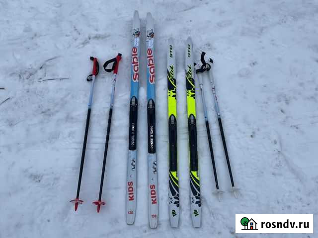 Лыжи беговые детские Петропавловск-Камчатский - изображение 1