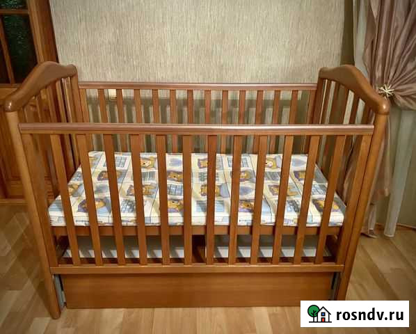Детская кроватка Papaloni с матрасиком Нальчик - изображение 1