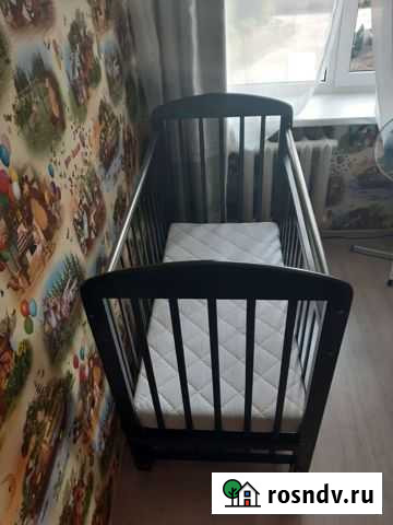 Детская кроватка с маятником Валдай - изображение 1