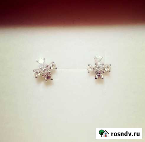 Серьги с якутскими бриллиантами Севастополь - изображение 1