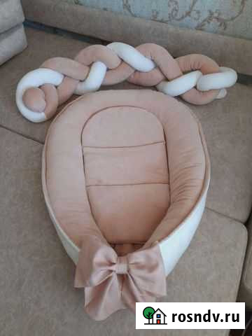 Кокон для новорожденных плюс бортик-косичка Барнаул - изображение 1