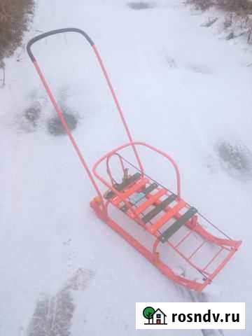 Детские санки с колесами Юниор комфорт 5 Вологда - изображение 1