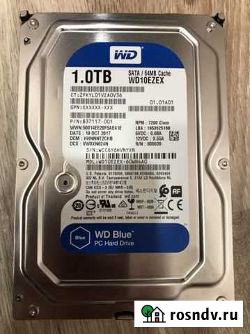 Жесткий диск 1 тб WD10ezex Саратов - изображение 1
