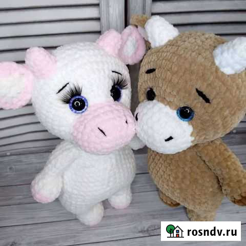 Бычёк вязаный Волгодонск - изображение 1