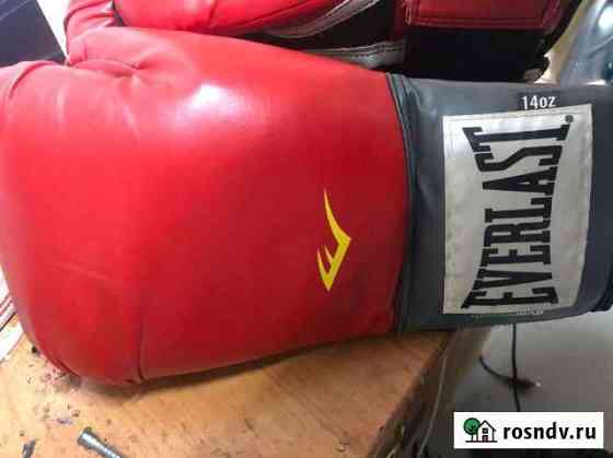 Боксерские перчатки everlast 14унций Сокол