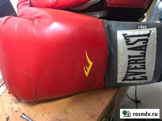 Боксерские перчатки everlast 14унций Сокол - изображение 1