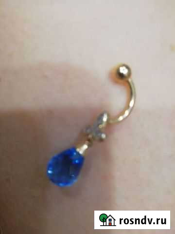 Пирсинг в пупок золото Советск - изображение 1