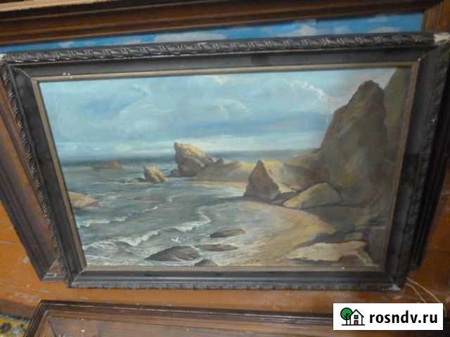 Картина маслом на холсте Горный Балыклей Тула - изображение 1