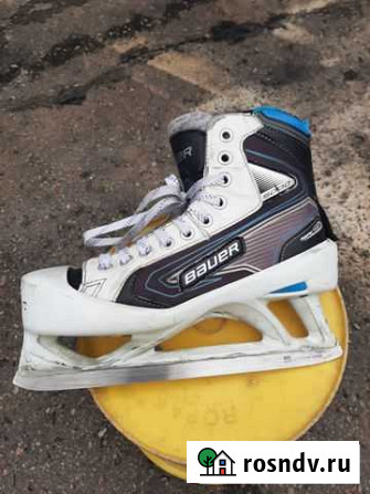 Вратарские хоккейные коньки bauer Курск - изображение 1
