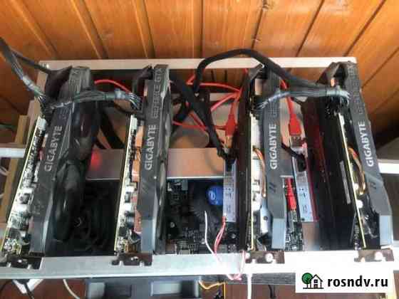 Риг 4 видеокарты 1660 Super 140 Mh Курск