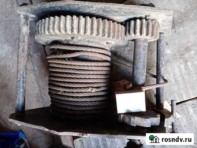 Лебедка и трос 8 метров с крюком Тамбов - изображение 1