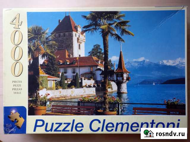 Пазл раритет Clementoni 4000 Оберхофен - Швейцария Хабаровск - изображение 1