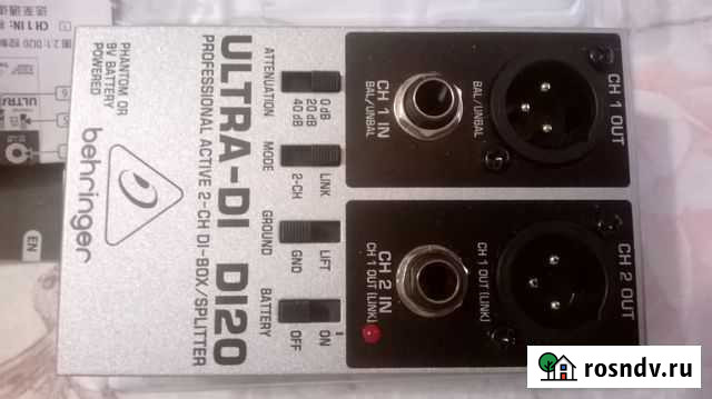 Ди бокс для эл. гитары - ultra -DI DI20 Пермь - изображение 1