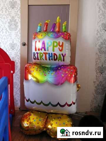 Шар-торт из фольги большой на день рождения Черкесск - изображение 1