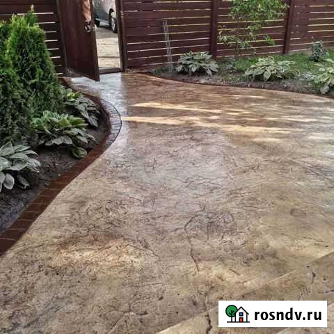 Печатный бетон Санкт-Петербург - изображение 1