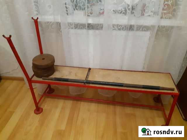 Лавка со стойкой Лениногорск - изображение 1