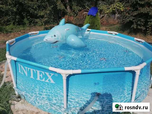 Каркасный бассейн intex бу Старый Оскол - изображение 1