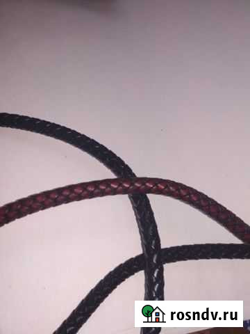 Плетенный кожаный шнур 8 мм Михайловск - изображение 1