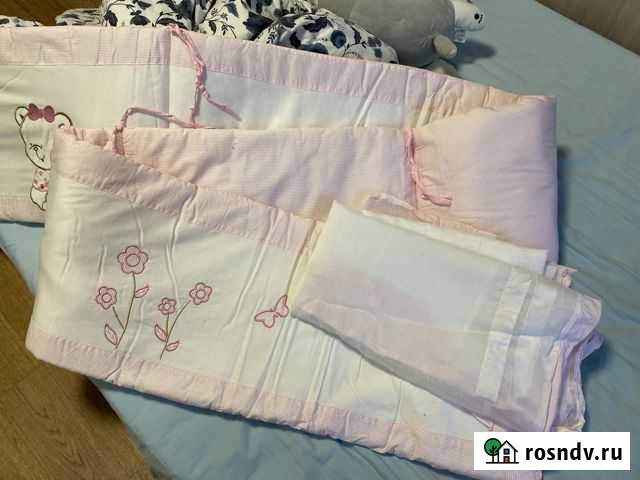 Балдахин бортики в кроватку Псков - изображение 1